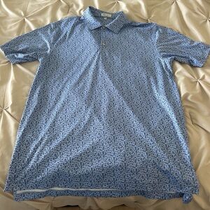 Blue and navy Peter Millar shirt size XL